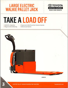 Large Electric Walkie Pallet Jack Brochure (pack of 25)