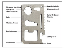 Load image into Gallery viewer, 11-in-1 Pocket Survival Multi Tool
